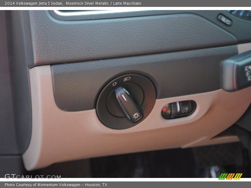 Moonrock Silver Metallic / Latte Macchiato 2014 Volkswagen Jetta S Sedan