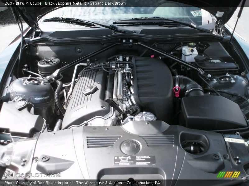 Black Sapphire Metallic / Sepang Dark Brown 2007 BMW M Coupe