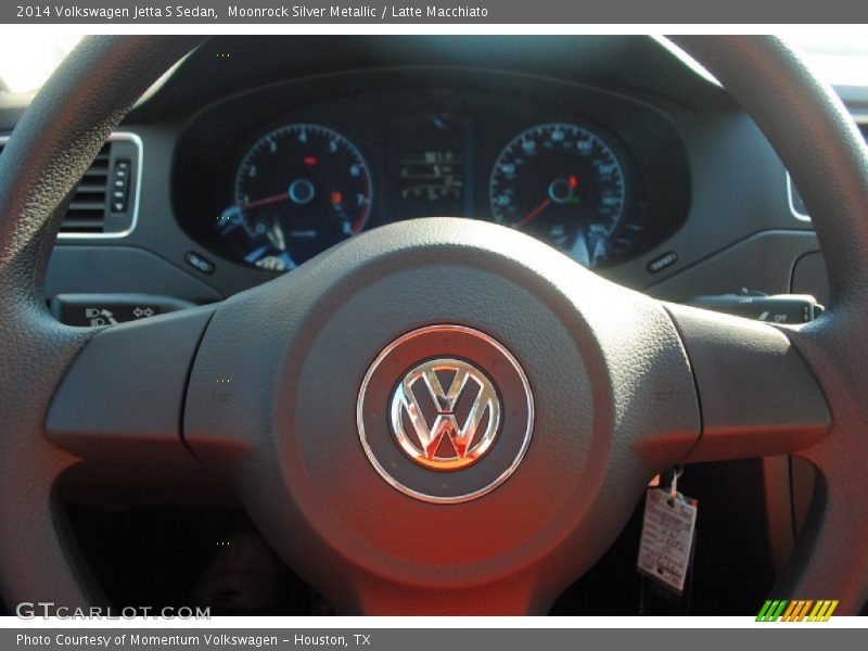 Moonrock Silver Metallic / Latte Macchiato 2014 Volkswagen Jetta S Sedan