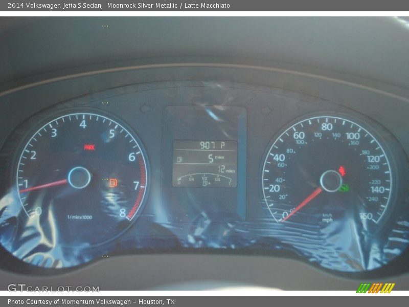 Moonrock Silver Metallic / Latte Macchiato 2014 Volkswagen Jetta S Sedan