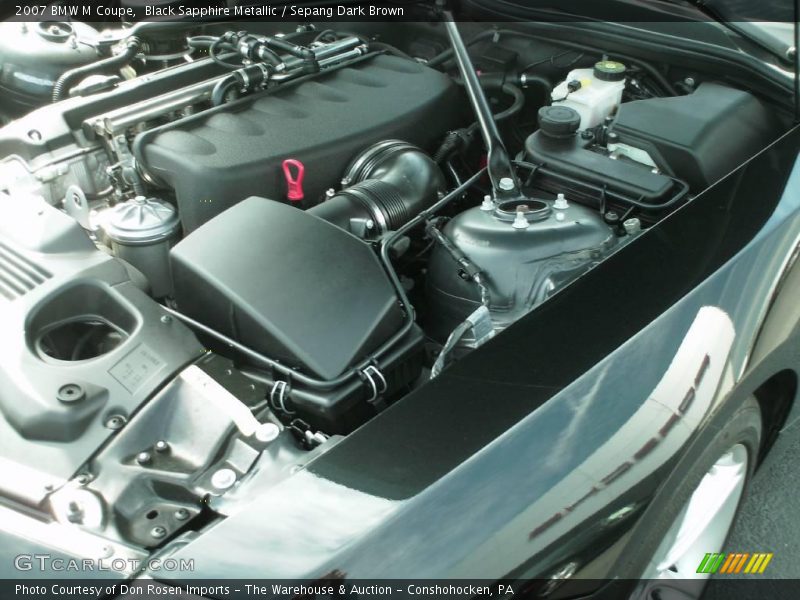 Black Sapphire Metallic / Sepang Dark Brown 2007 BMW M Coupe
