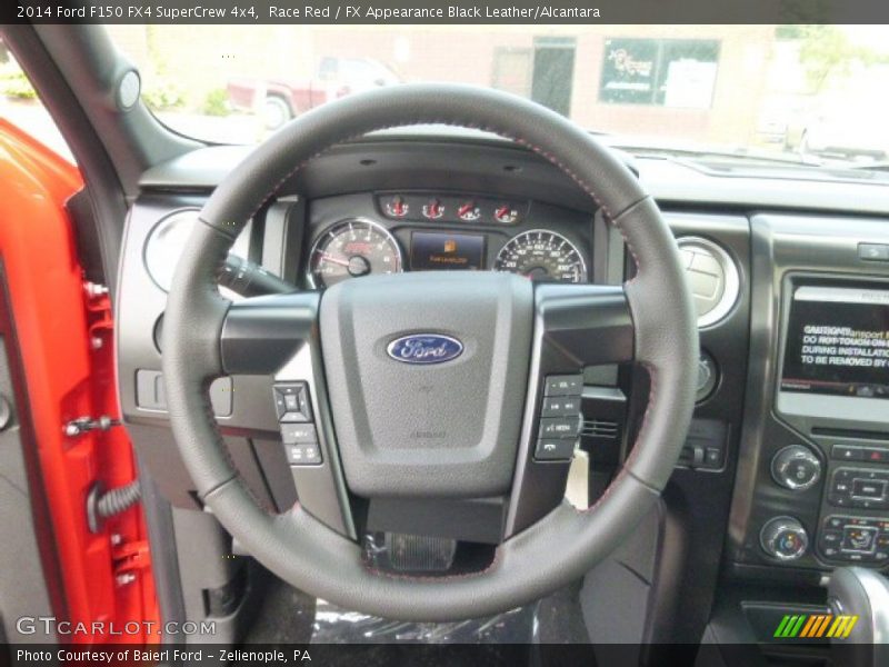 Race Red / FX Appearance Black Leather/Alcantara 2014 Ford F150 FX4 SuperCrew 4x4
