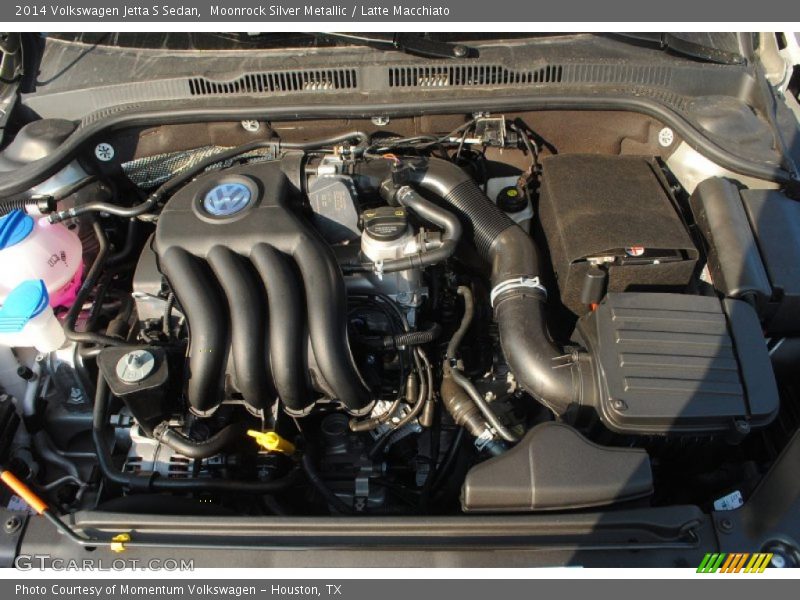 Moonrock Silver Metallic / Latte Macchiato 2014 Volkswagen Jetta S Sedan