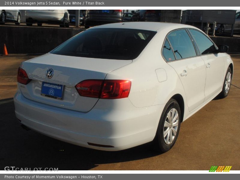 Pure White / Titan Black 2014 Volkswagen Jetta S Sedan