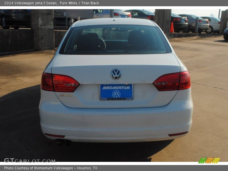 Pure White / Titan Black 2014 Volkswagen Jetta S Sedan