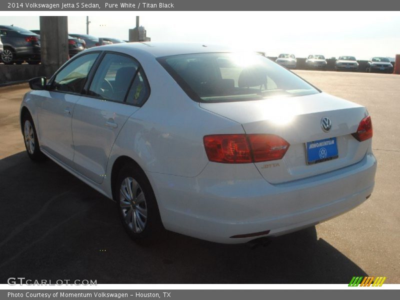 Pure White / Titan Black 2014 Volkswagen Jetta S Sedan