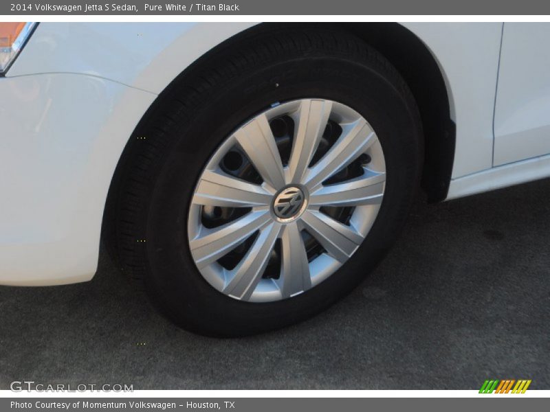 Pure White / Titan Black 2014 Volkswagen Jetta S Sedan
