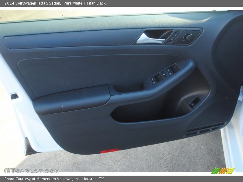 Pure White / Titan Black 2014 Volkswagen Jetta S Sedan