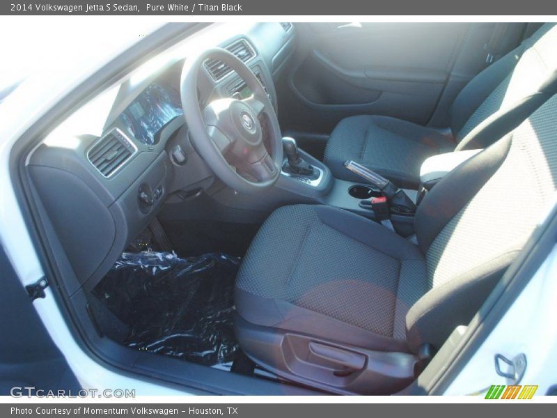 Pure White / Titan Black 2014 Volkswagen Jetta S Sedan