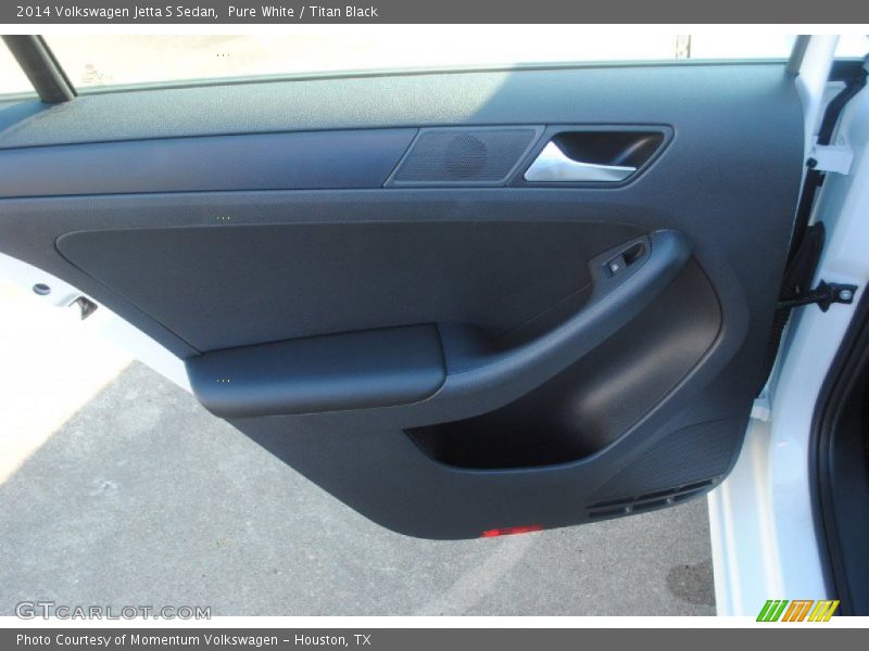Pure White / Titan Black 2014 Volkswagen Jetta S Sedan