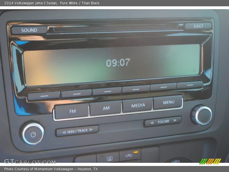 Pure White / Titan Black 2014 Volkswagen Jetta S Sedan