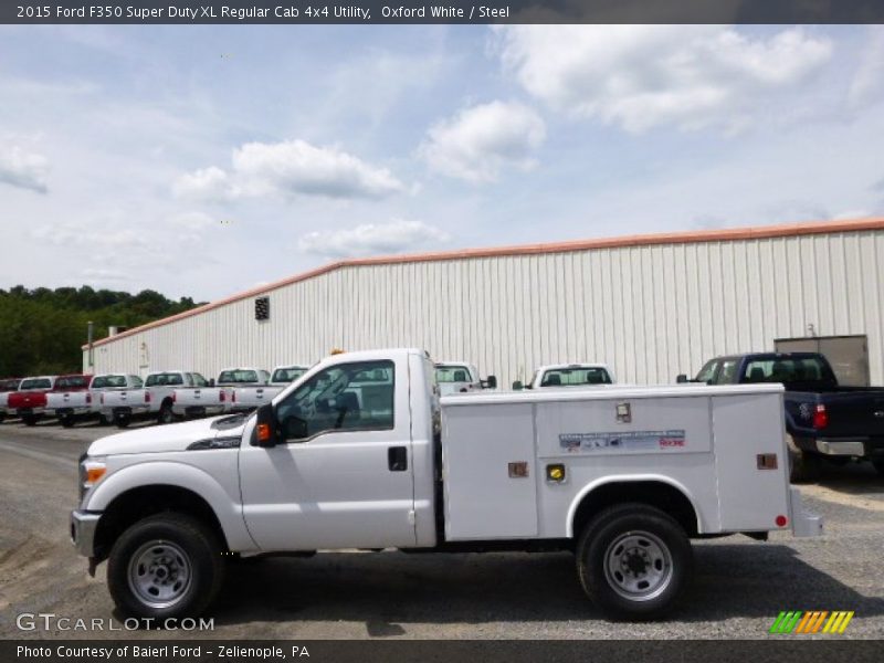 Oxford White / Steel 2015 Ford F350 Super Duty XL Regular Cab 4x4 Utility