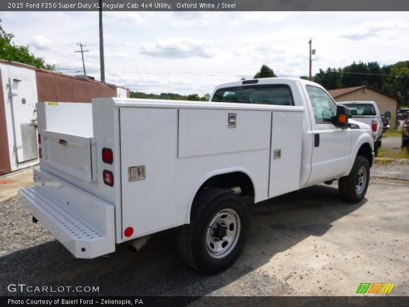 Oxford White / Steel 2015 Ford F350 Super Duty XL Regular Cab 4x4 Utility