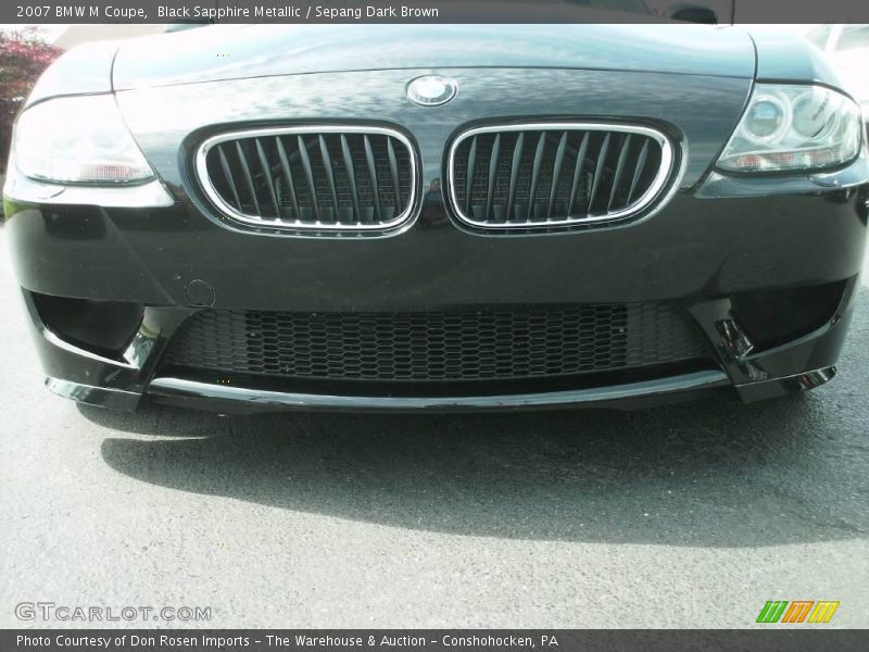 Black Sapphire Metallic / Sepang Dark Brown 2007 BMW M Coupe