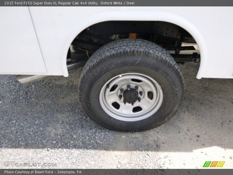 Oxford White / Steel 2015 Ford F350 Super Duty XL Regular Cab 4x4 Utility