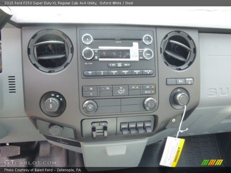 Oxford White / Steel 2015 Ford F350 Super Duty XL Regular Cab 4x4 Utility