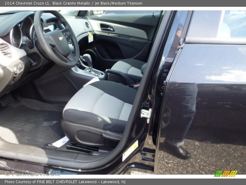 Black Granite Metallic / Jet Black/Medium Titanium 2014 Chevrolet Cruze LS