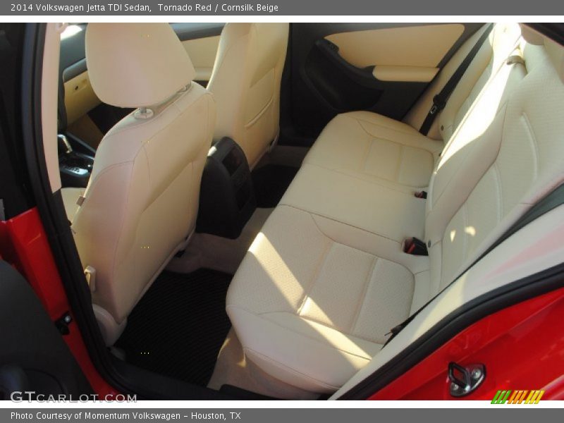 Tornado Red / Cornsilk Beige 2014 Volkswagen Jetta TDI Sedan