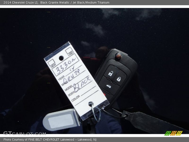 Black Granite Metallic / Jet Black/Medium Titanium 2014 Chevrolet Cruze LS