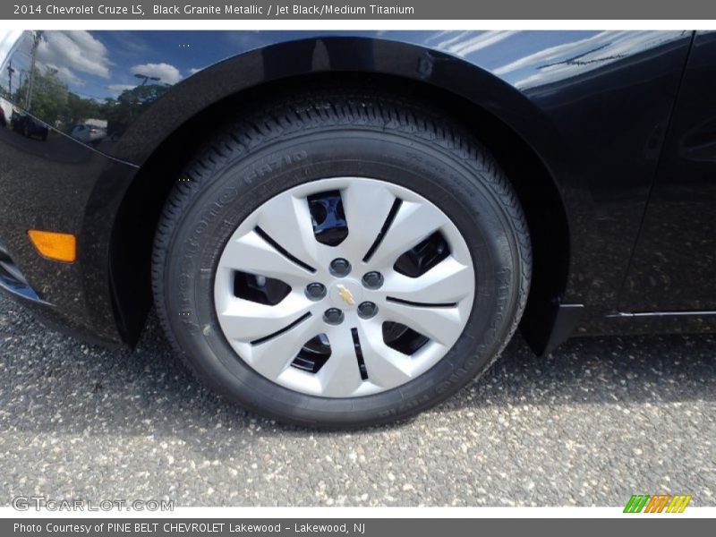 Black Granite Metallic / Jet Black/Medium Titanium 2014 Chevrolet Cruze LS