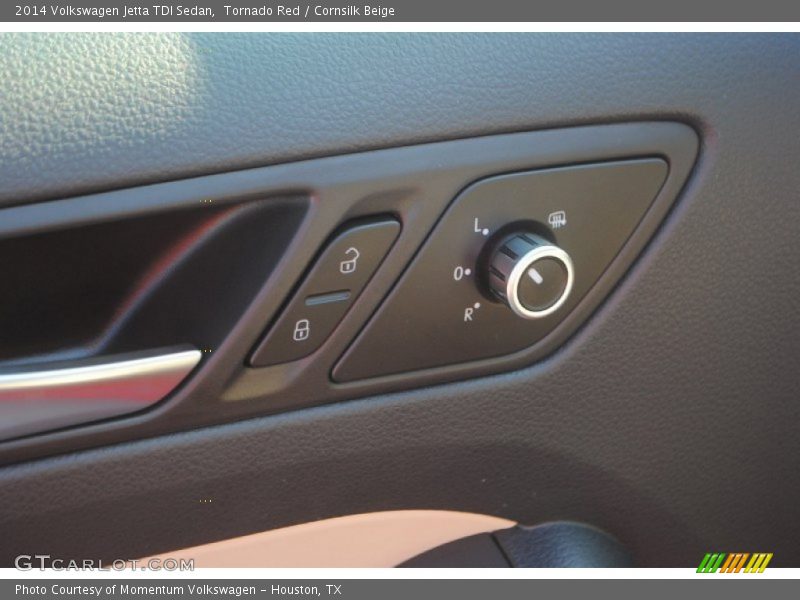 Tornado Red / Cornsilk Beige 2014 Volkswagen Jetta TDI Sedan