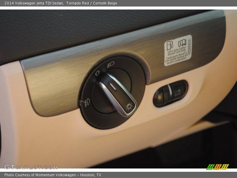 Tornado Red / Cornsilk Beige 2014 Volkswagen Jetta TDI Sedan