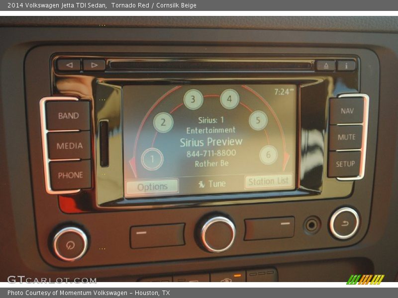 Tornado Red / Cornsilk Beige 2014 Volkswagen Jetta TDI Sedan