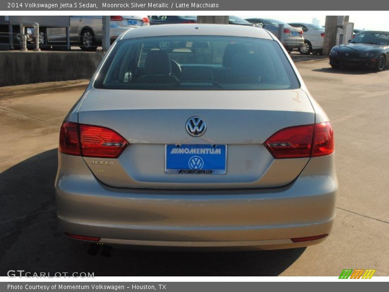 Moonrock Silver Metallic / Latte Macchiato 2014 Volkswagen Jetta S Sedan