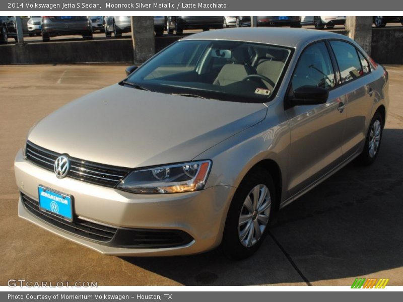Moonrock Silver Metallic / Latte Macchiato 2014 Volkswagen Jetta S Sedan