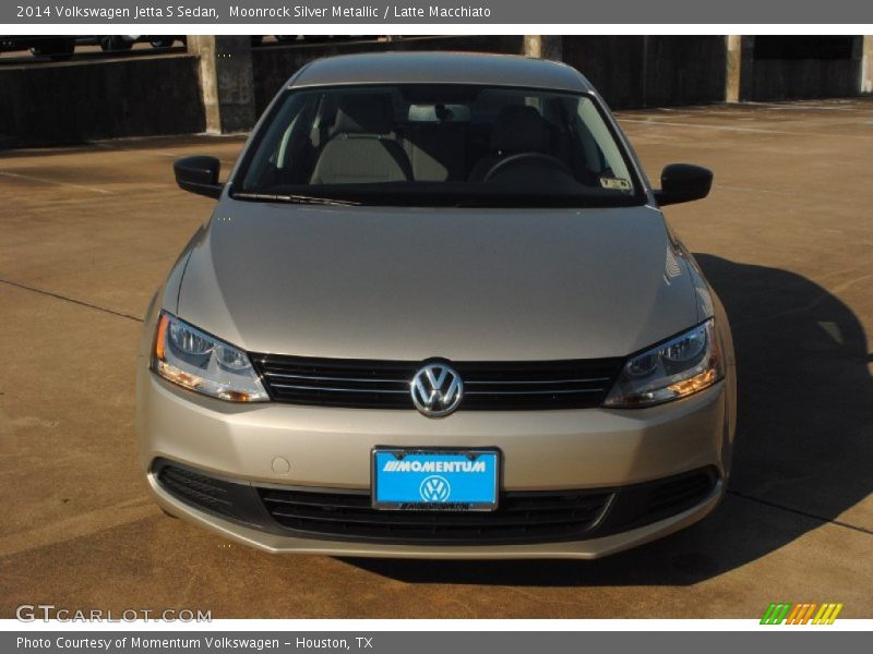 Moonrock Silver Metallic / Latte Macchiato 2014 Volkswagen Jetta S Sedan