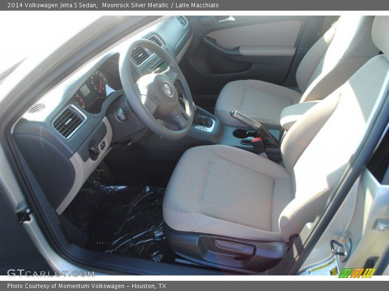 Moonrock Silver Metallic / Latte Macchiato 2014 Volkswagen Jetta S Sedan