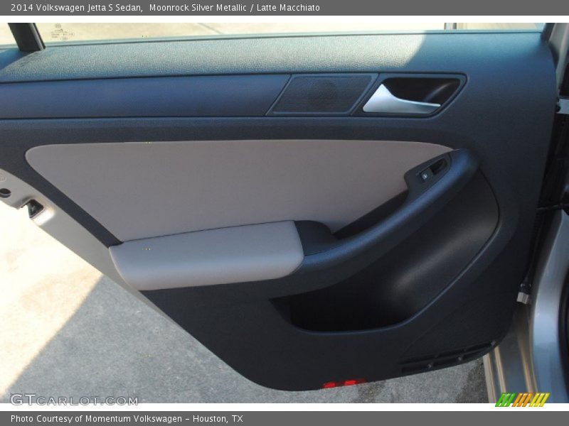 Moonrock Silver Metallic / Latte Macchiato 2014 Volkswagen Jetta S Sedan