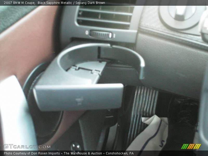 Black Sapphire Metallic / Sepang Dark Brown 2007 BMW M Coupe