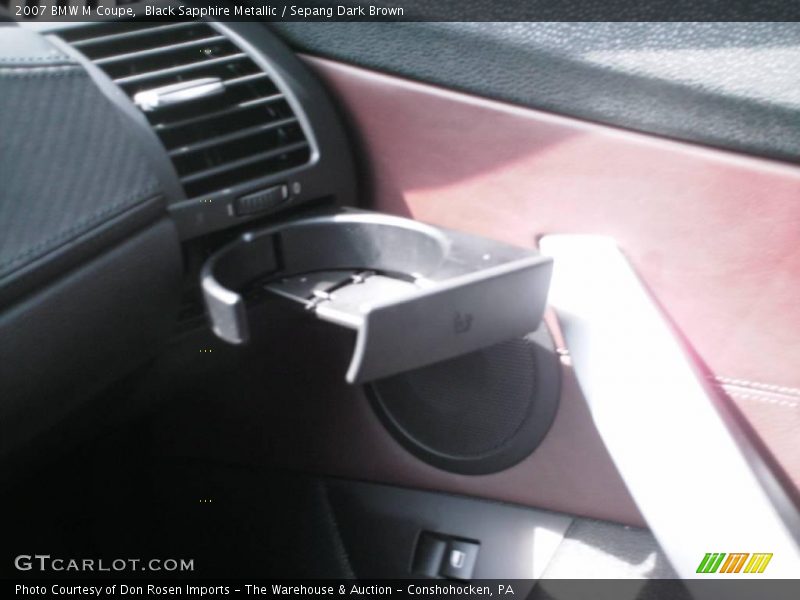 Black Sapphire Metallic / Sepang Dark Brown 2007 BMW M Coupe