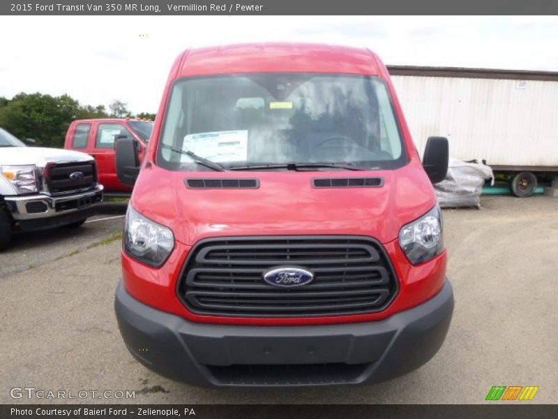  2015 Transit Van 350 MR Long Vermillion Red