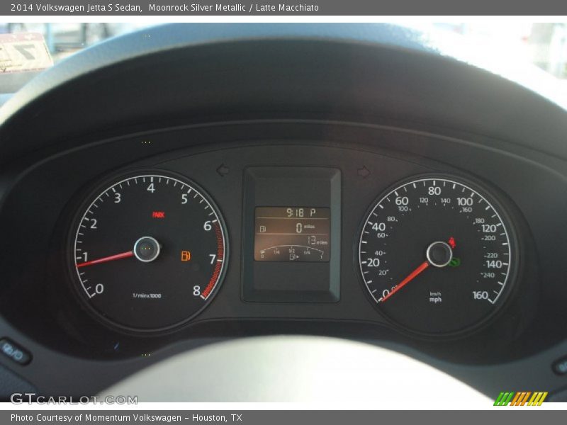 Moonrock Silver Metallic / Latte Macchiato 2014 Volkswagen Jetta S Sedan