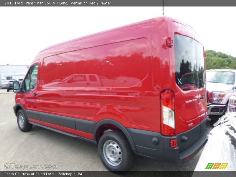  2015 Transit Van 350 MR Long Vermillion Red
