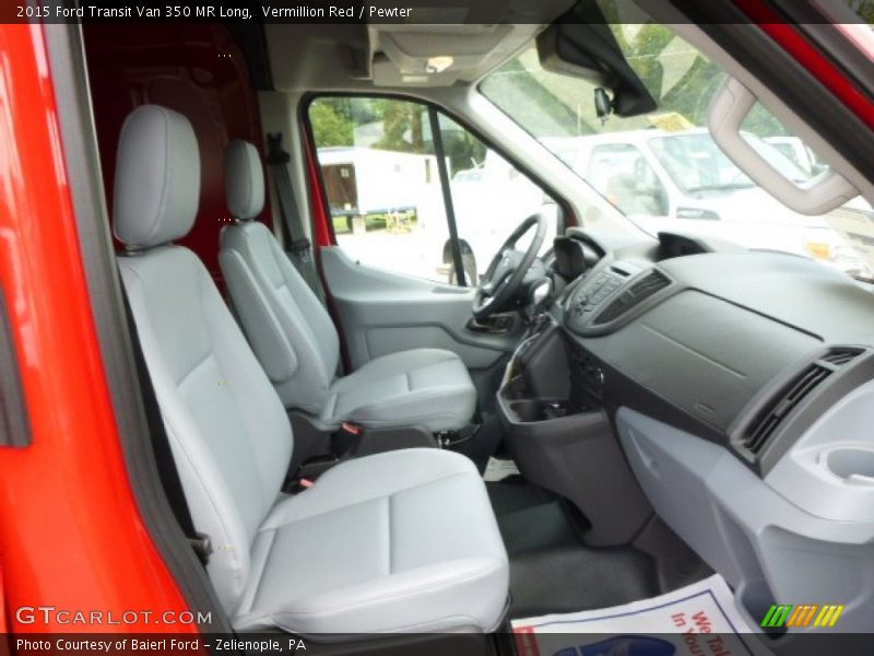 Front Seat of 2015 Transit Van 350 MR Long