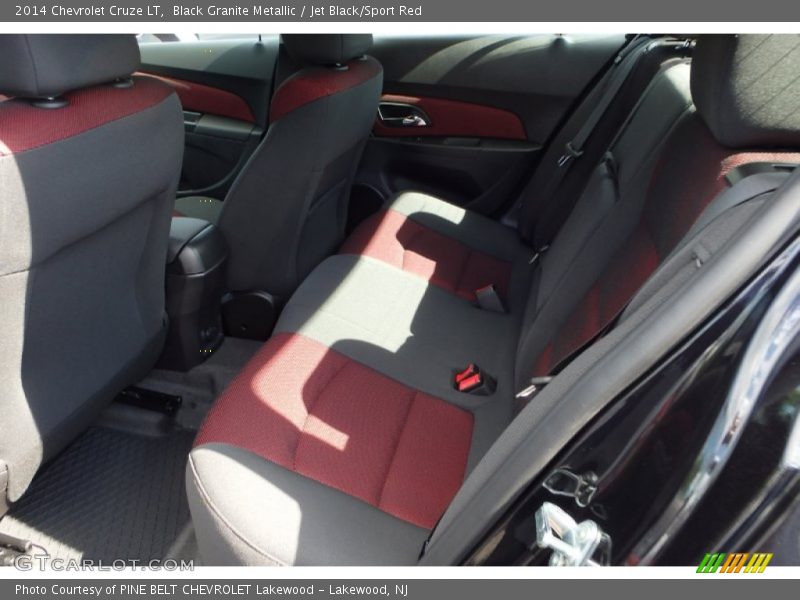 Black Granite Metallic / Jet Black/Sport Red 2014 Chevrolet Cruze LT
