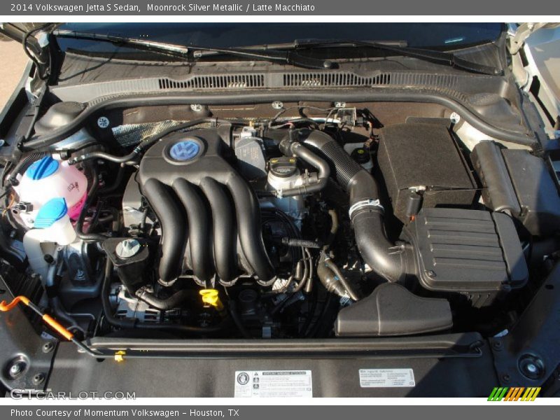 Moonrock Silver Metallic / Latte Macchiato 2014 Volkswagen Jetta S Sedan