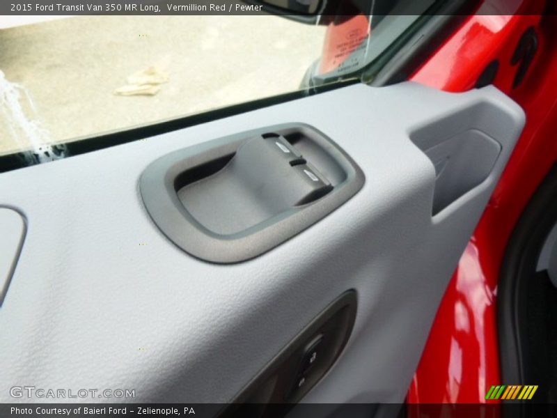 Vermillion Red / Pewter 2015 Ford Transit Van 350 MR Long