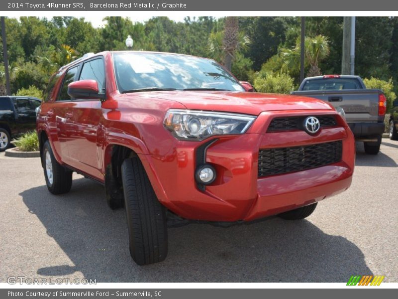 Barcelona Red Metallic / Graphite 2014 Toyota 4Runner SR5