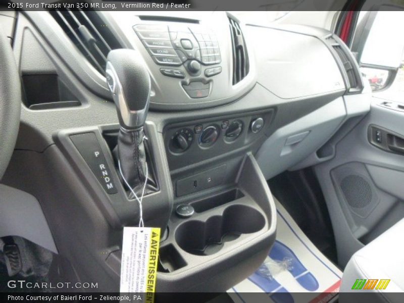 Vermillion Red / Pewter 2015 Ford Transit Van 350 MR Long