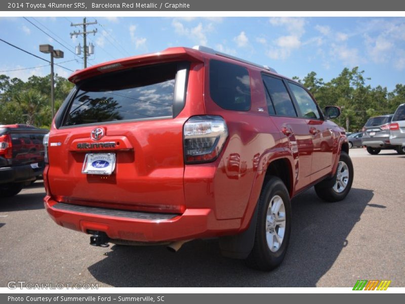 Barcelona Red Metallic / Graphite 2014 Toyota 4Runner SR5