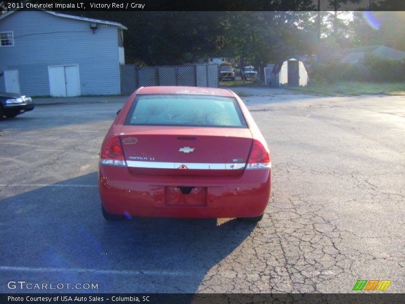 Victory Red / Gray 2011 Chevrolet Impala LT