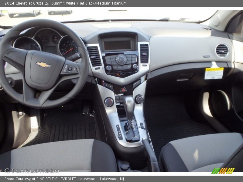 Summit White / Jet Black/Medium Titanium 2014 Chevrolet Cruze LS