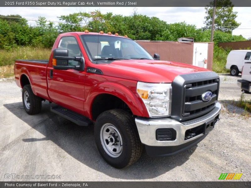 Front 3/4 View of 2015 F350 Super Duty XL Regular Cab 4x4