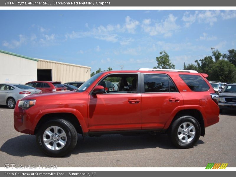 Barcelona Red Metallic / Graphite 2014 Toyota 4Runner SR5