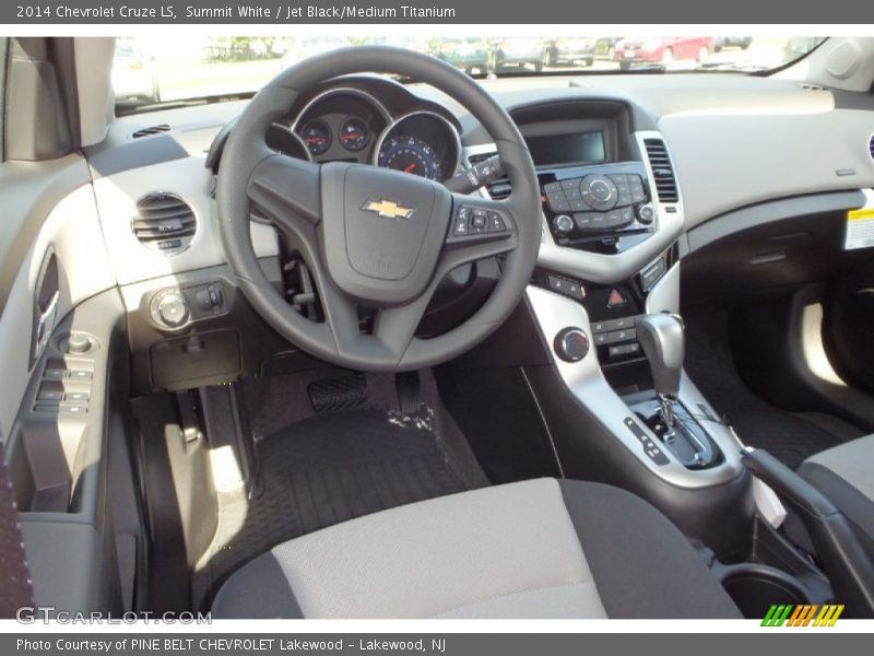 Summit White / Jet Black/Medium Titanium 2014 Chevrolet Cruze LS