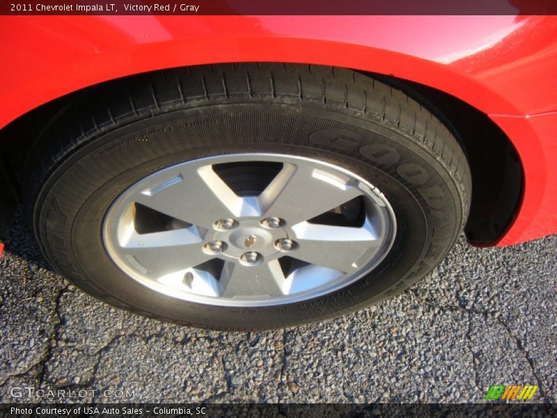 Victory Red / Gray 2011 Chevrolet Impala LT